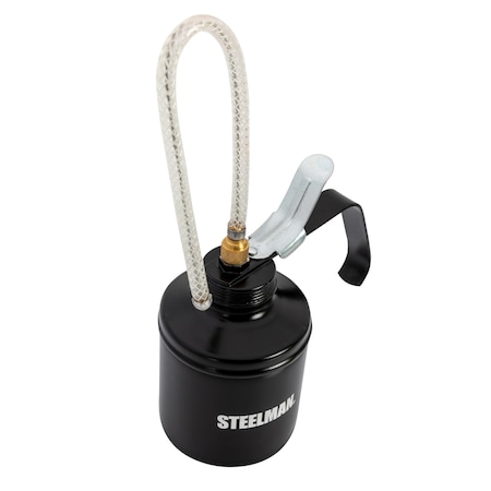 Steelman 16-Ounce Thumb Lever Oiler Can with 12'' Flex Hose 60965